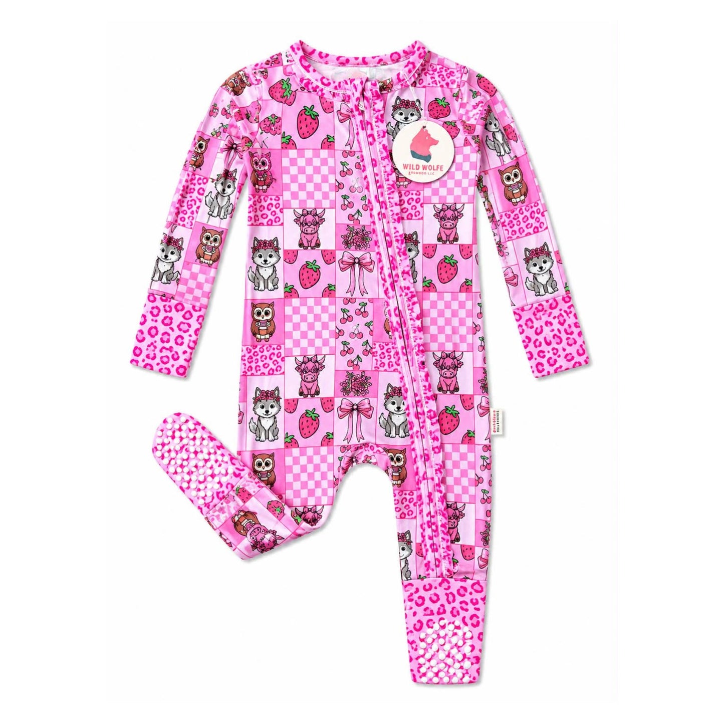 Berry Belle Patchwork Zippy