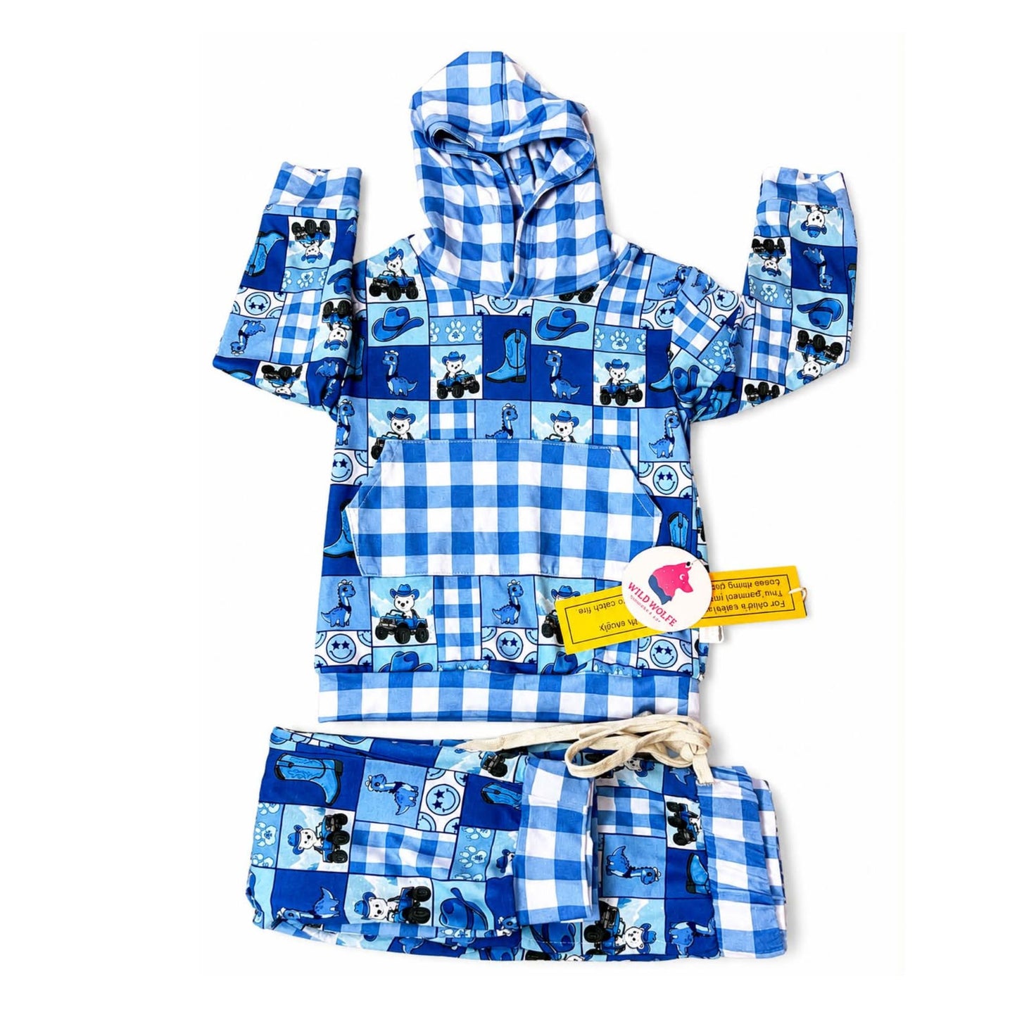 Arctic Geo Hooded Jogger Set