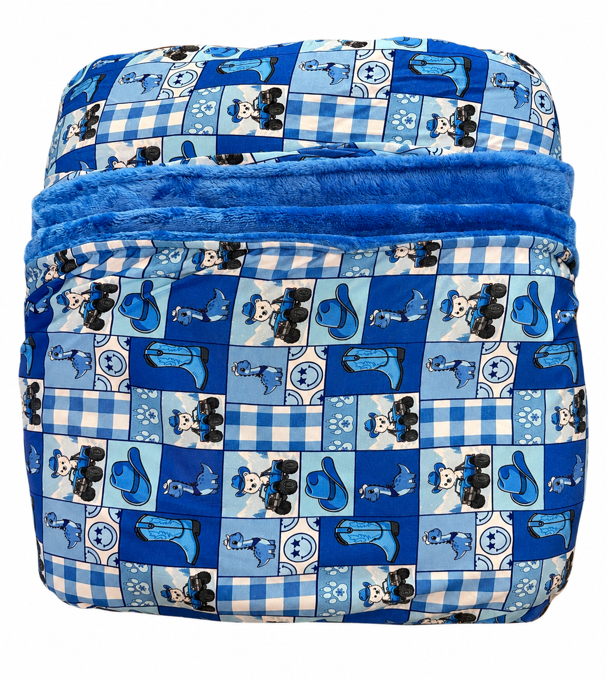 60 by 85 Arctic Geo Bamboo Plush blanket